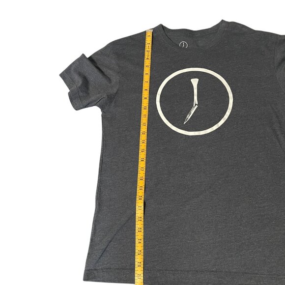 The Golfers Journal Broken Tee Society Shirt Men's Large Gray fits like medium. - Picture 9 of 9